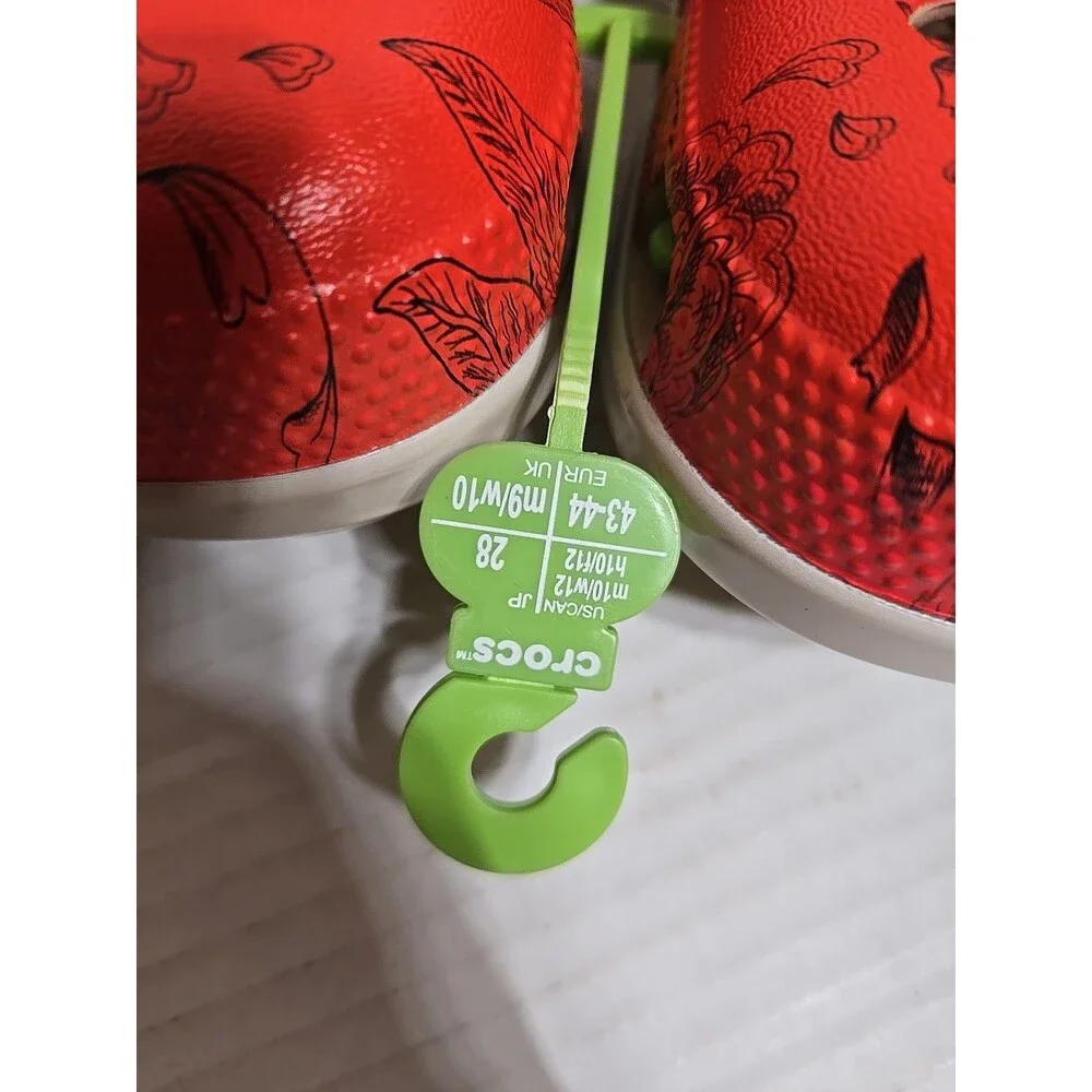 Crocs Frida Kahlo Classic Clog Slip On  Mens 10 / Womens 12 , New No Box  Custom